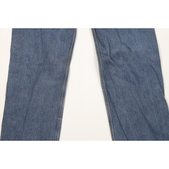 Vintage Y2K Carhartt Mens 36x32 Distressed Traditional Fit Denim Jeans Blue - Picture 11 of 13